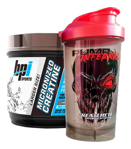 Creatina Bpi 600 G + Shaker Punisher