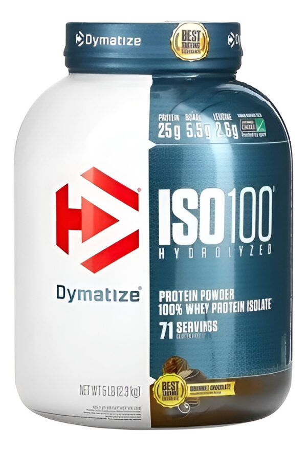 706808-MLC86546458563_062025 Iso 100 Hydrolyzed Dymatize - 5 Libras - Gourmet Chocolate
