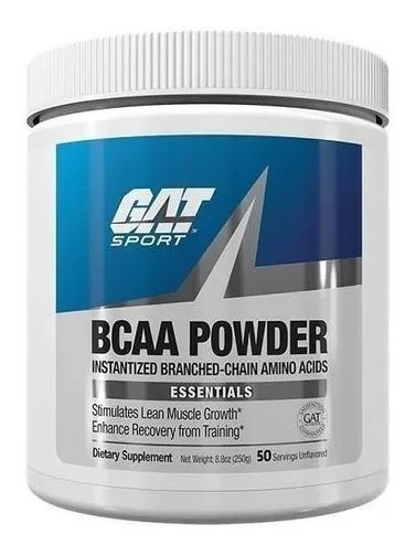 708872-MLC49195102270_022022 Aminoacidos Bcaa Powder Gat 50 Serv ( Envio Gratis Sin Sabor