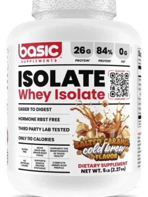 709250-MLC87643732301_072025 Basic Supplements Basic Whey Isolate Polvo 5lb sabores