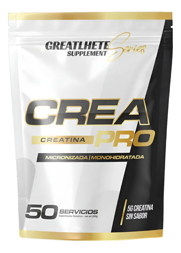 Creatina Monohidratada Crea Pro 250 G/50serv Sin Sabor