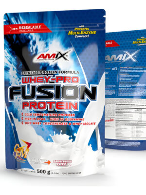 Amix Whey Fusion 500g - Proteína En Polvo sabores