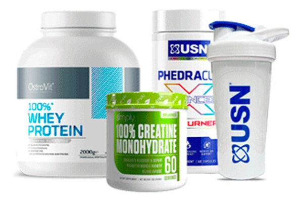 Proteina + Quemador+ Creatina + Shaker