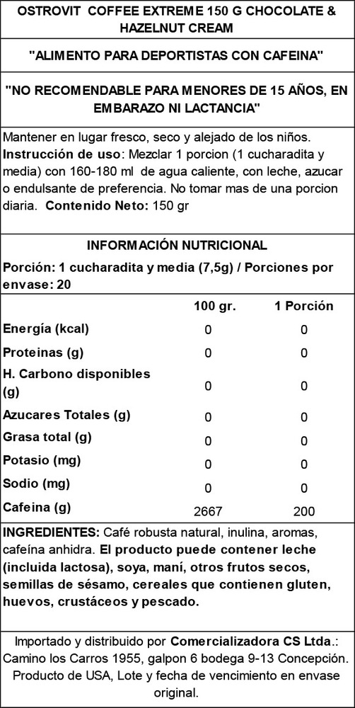 721164-MLC83525647831_042025 Coffee Extreme Ostrovit (cafe + Cafeina)