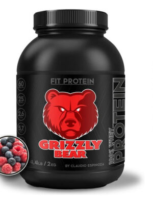 728407-MLC87114734804_072025 Grizzly Bear Proteína Polvo 2kg Frutos Del Bosque