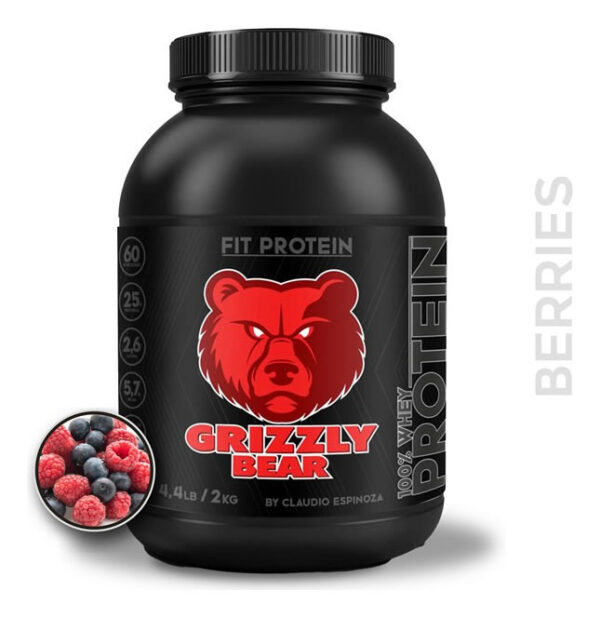 Grizzly Bear Proteína Polvo 2kg Frutos Del Bosque