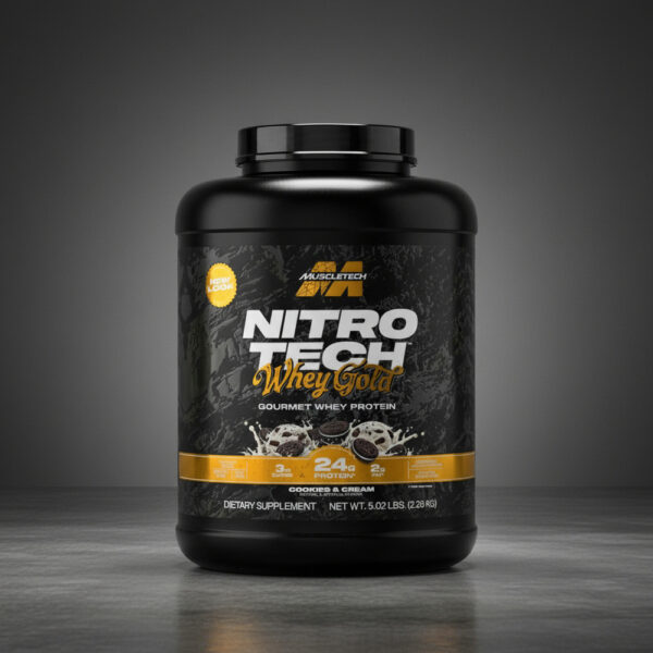 MuscleTech Nitro-Tech 100% Whey Gold 5 lb Proteína 7 Sabores