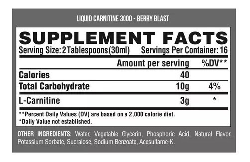731030-MLC54060608800_022023 Nutrex Liquid Carnitine 3000 480 ml
