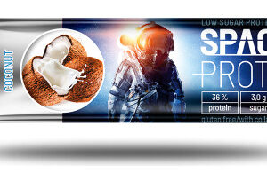Barras De Proteina Space 80 Gr Xxl 28 Gr De Proteina 24 Un Sabor Coconut