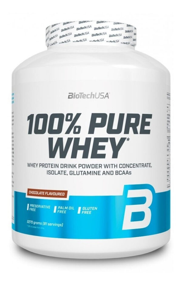 BioTechUSA 100% Pure Whey 2.27kg Proteína