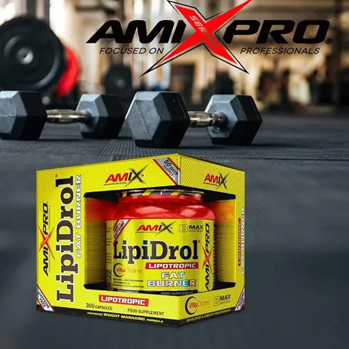 741838-MLC87659795635_072025 Quemador De Grasa Lipidrol® Amixpro 300 Cápsulas