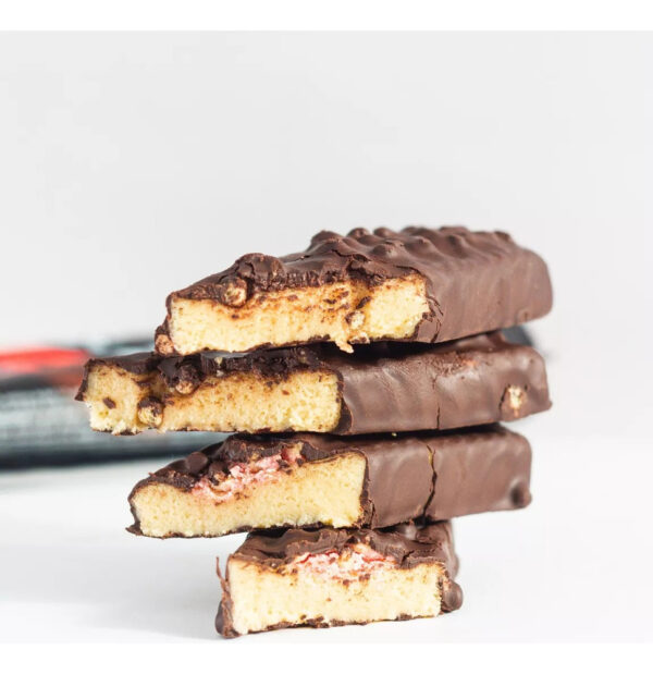 Pack 12 Barras De Proteína Crunchy Bar 12x65 Grs Frutilla