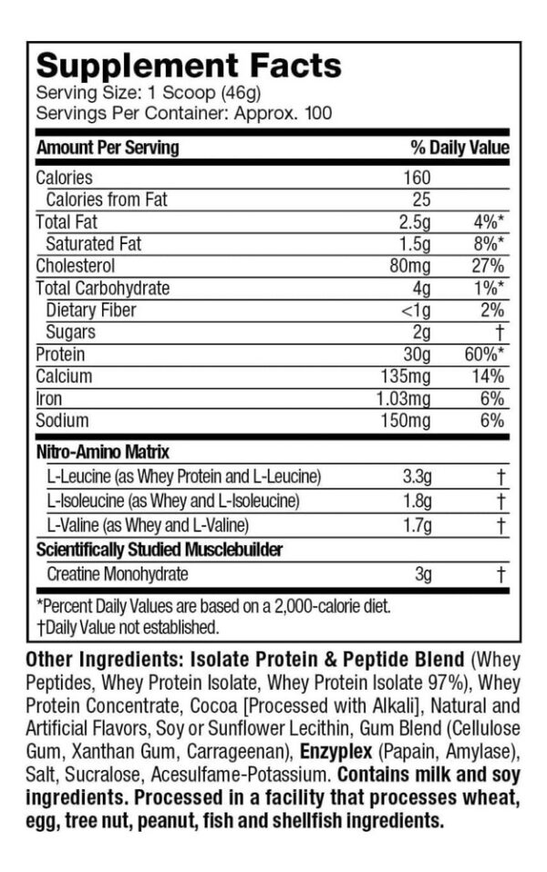 MuscleTech Nitro-Tech 10 lb Proteína