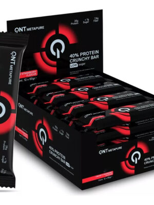 Pack 12 Barras De Proteína Crunchy Bar 12x65 Grs Frutilla