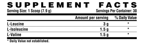 Bcaa 6000 Aminoacidos 60 Serv Nutrex