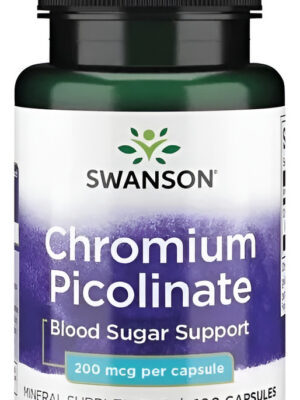 749565-MLC91212237246_092025 Picolinato De Cromo 200 Mg/ 100 Caps. Swanson