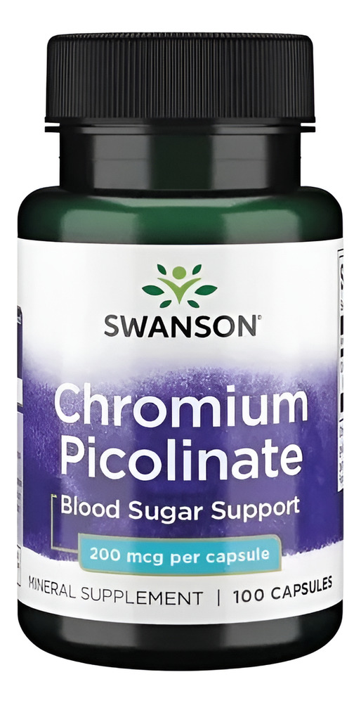 Picolinato De Cromo 200 Mg/ 100 Caps. Swanson