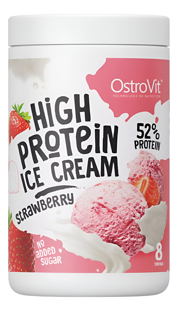 High Protein Ice Cream - Sabor Milky - 8 Sv - Ostrovit