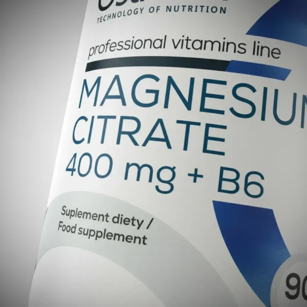 OstroVit Magnesium Citrate 400mg + B6 Magnesio 90tab