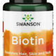 Swanson Biotina 5.000 Mcg 100 Caps Sabor Sin Sabor