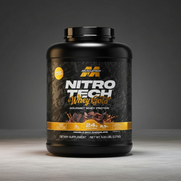 MuscleTech Nitro-Tech 100% Whey Gold 5 lb Proteína 7 Sabores