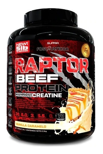 761760-MLC49462516641_032022 Raptor Beef Protein 5 Lbs ( Envio Gratis)