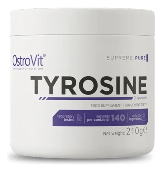 L Tirosina Tyrosine 210grs Polvo Ostrovit  Sin Sabor