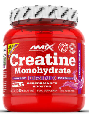 764656-MLA85248650352_062025 Creatine Monohydrate Con Sabor Drink 360gr Amix Sabor Forest Fruits