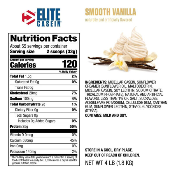 Elite Casein 4 Lbs Dymatize