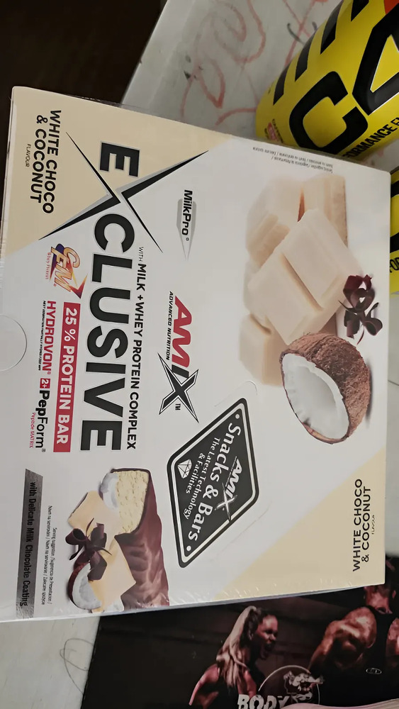 Amix Exclusive Caja 12 Unidades Barra Proteica