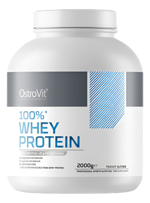 770988-MLC83046672404_032025 100% Whey Protein 2000g 66 Sv - Ostrovit + Shaker