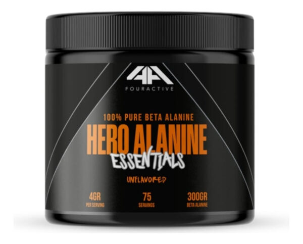 773600-MLA79743768653_102024 Beta Alanina Hero 300gr - 4active Sabor Sin Sabor