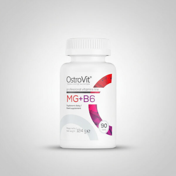 Mgzb  Magnesio Zinc B6 Ostrovit 90 Tab Sin Sabor