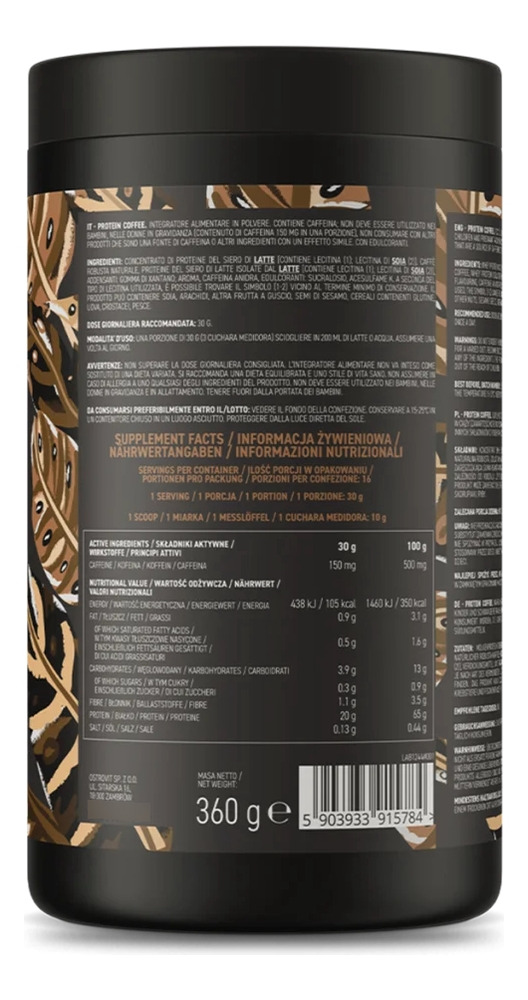 778034-MLA82792918009_022025 Protein Coffee Ostrovit Chocolate 360g