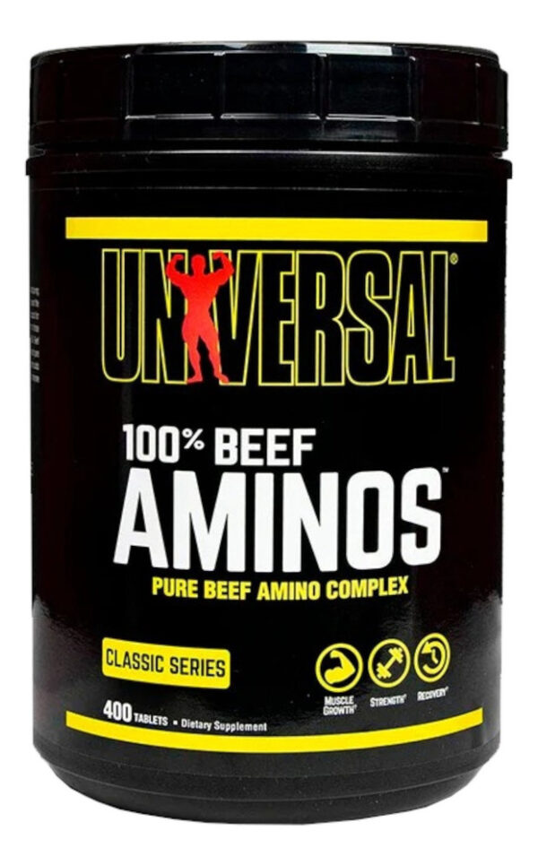 Universal Nutrition 100% Beef Aminos 400 Tabletas