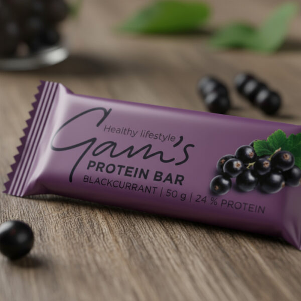 Gams Vegan Protein Bar Blackcurrant 50g ( Unidad)
