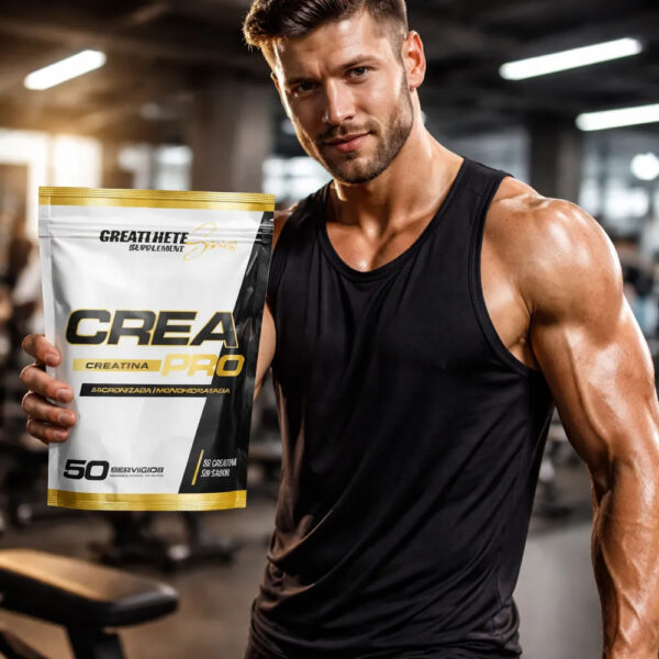 Pack 2 Creatina Pro Greatlhete  500g Total Sin Sabor