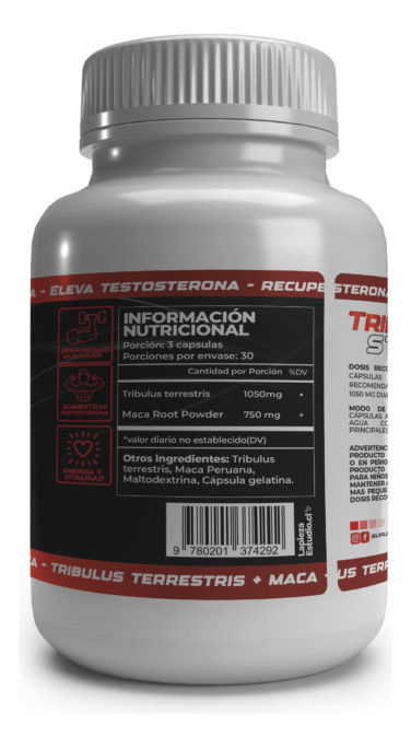 790185-MLC81724049921_122024 Bodystone Tribumax Stone 90 Caps Tribulus Terrestris