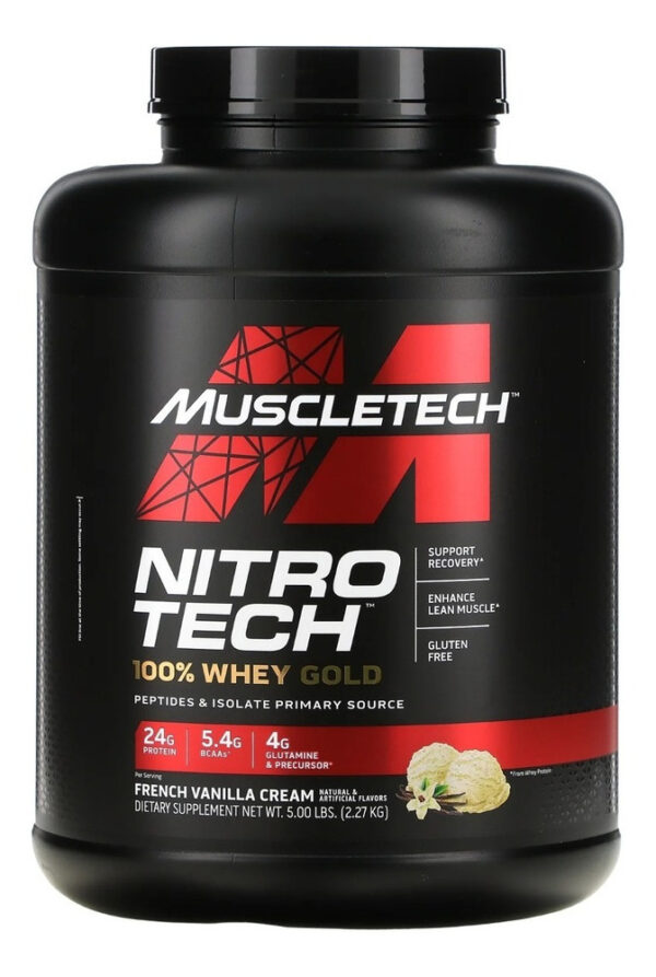 Nitrotech Whey Gold Muscletech - 5lbs - sabores