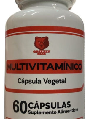 796346-MLA83418470140_042025 Multivitaminico 60 Capsulas - Grizzly Bear Sabor Sin Sabor