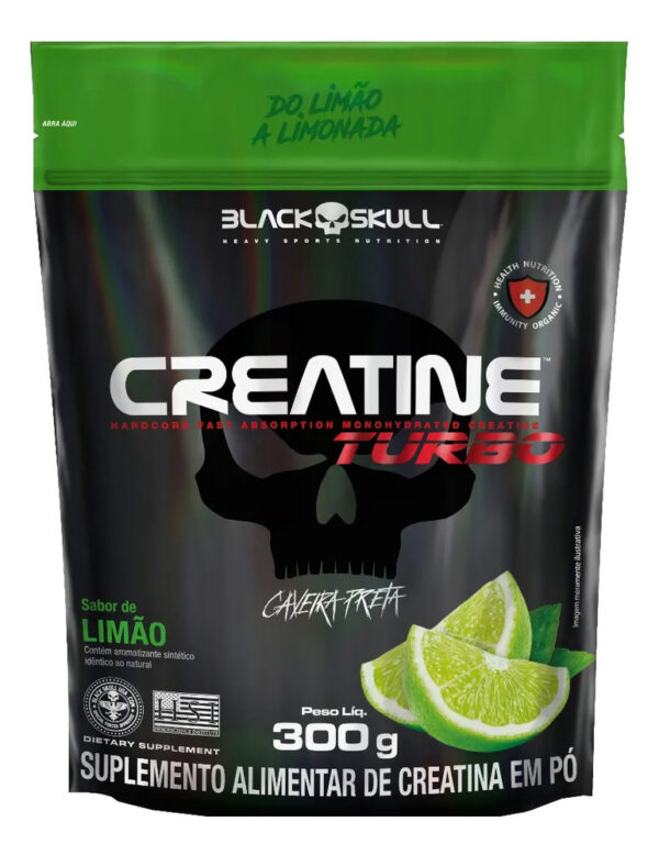 Black Skull Creatine Turbo 300g Creatina Sachet
