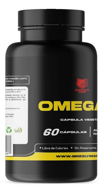 Omega 3 800 Epa / 400 Dha 60 Capsulas - Grizzly Bear