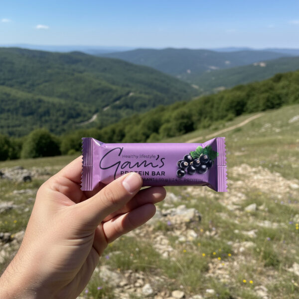 Gams Vegan Protein Bar Blackcurrant 50g ( Unidad)