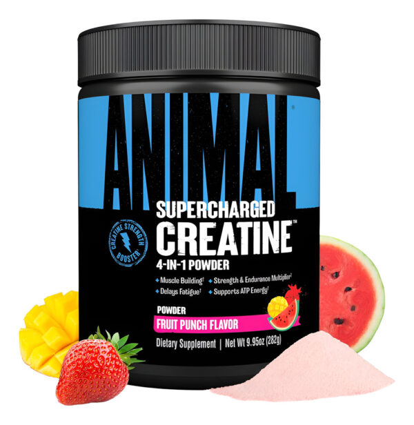 802215-MLC89608135802_082025 Animal Super Charger Creatina 282g Suplemento
