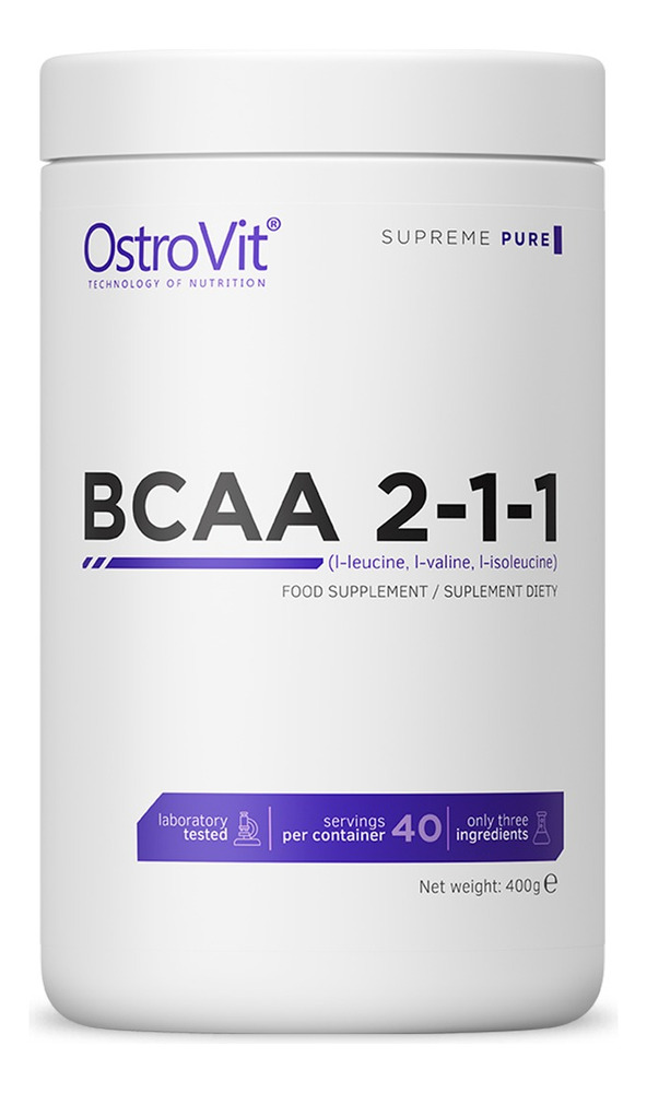 Bcaa 2-1-1 400 Gr Ostrovit - Sin Sabor