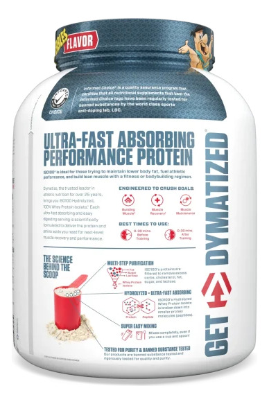 803341-MLC89604721868_082025 Iso 100 Hydrolyzed Dymatize - 5 Libras - Gourmet Chocolate