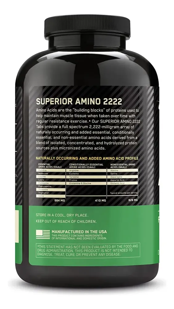 Optimum Nutrition Amino 2222 160 Tabletas