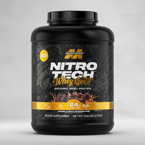 MuscleTech Nitro-Tech 100% Whey Gold 5 lb Proteína 7 Sabores