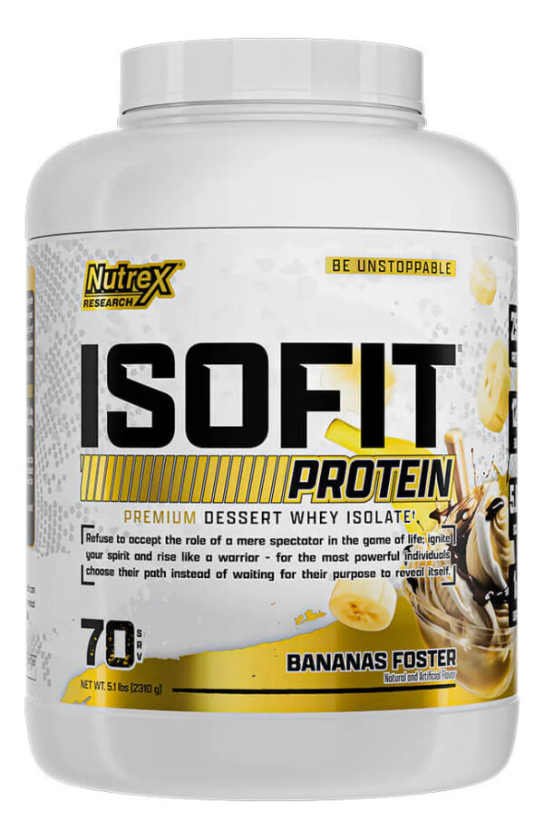 808429-MLC85304283395_052025 Isofit Protein Nutrex 5.1 Lbs Bananas Foster