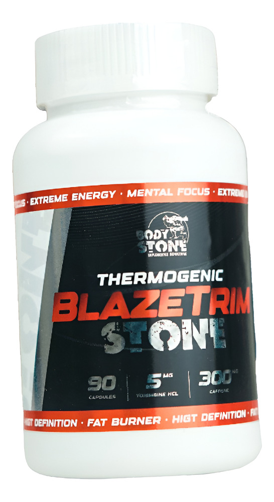 808509-MLC82656785184_032025 Bodystone Blazetrim 90 Caps Cafeína Deportivo